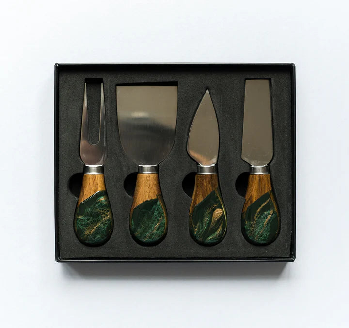 Resin Coated Cheese Knife Set