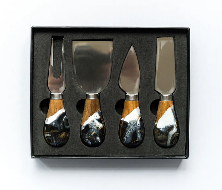 Resin Coated Cheese Knife Set