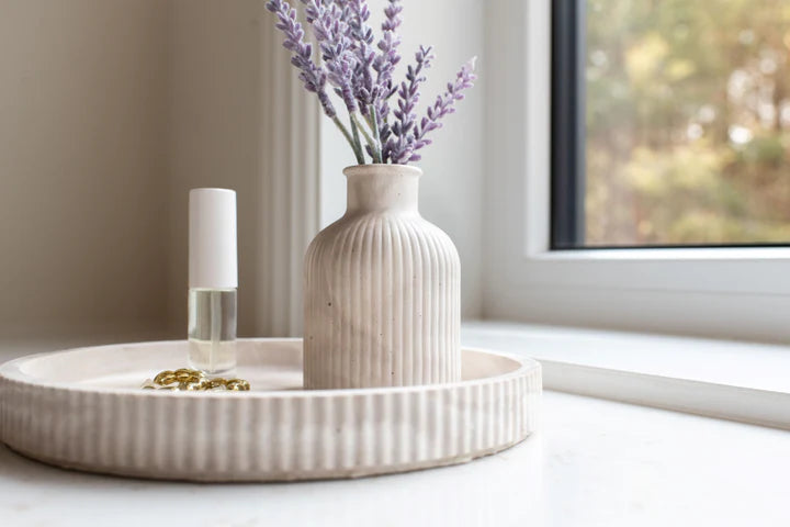 Fluted Round Tray