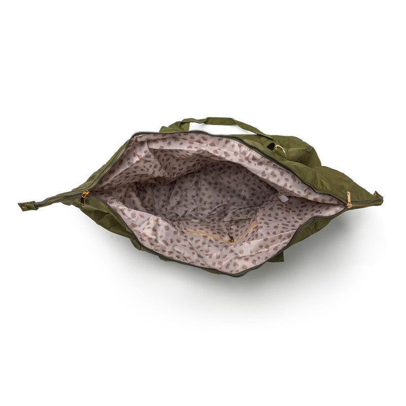 Kedzie Olive Foldable Duffle Bag