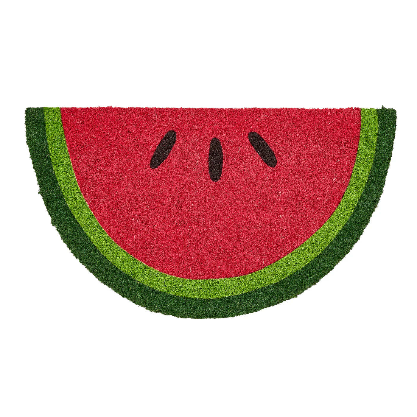 Watermelon Slice Non-Slip Coir Mat