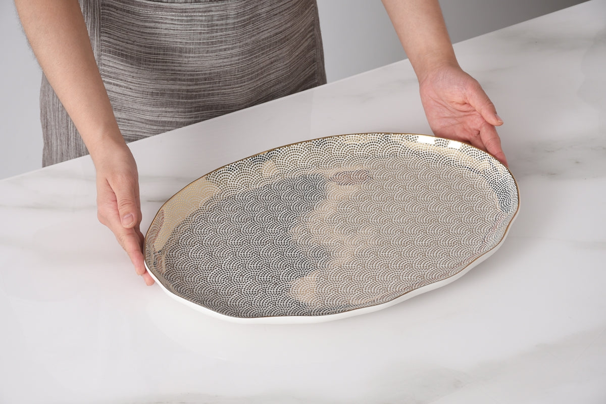 Large Oval Platter - Monaco
