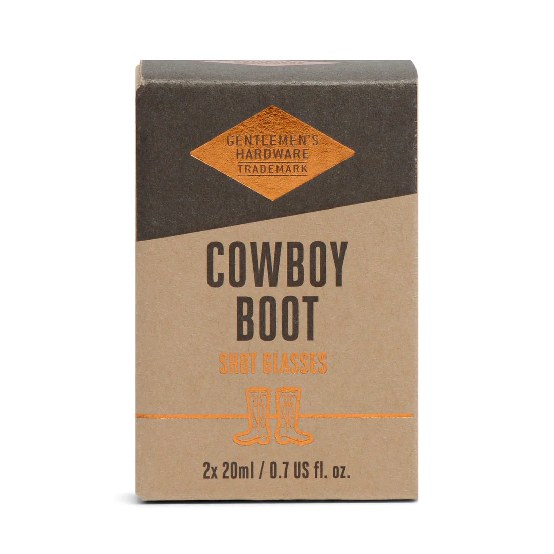 Cowboy Boot Shot Glasses Set of Two
