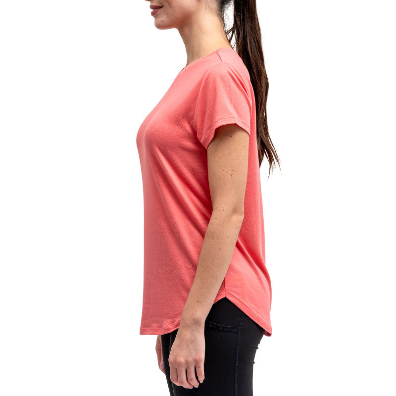 Dream Tee Coral Loungewear Top