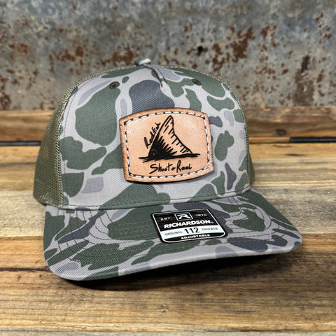Marsh Duck Camo Loden Redfish Tail Patch