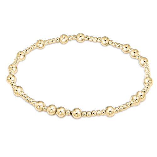 Hope Unwritten Bracelet - 4mm Bead Gold