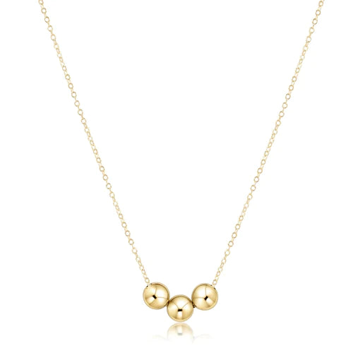 16" Necklace Gold- Joy 6mm