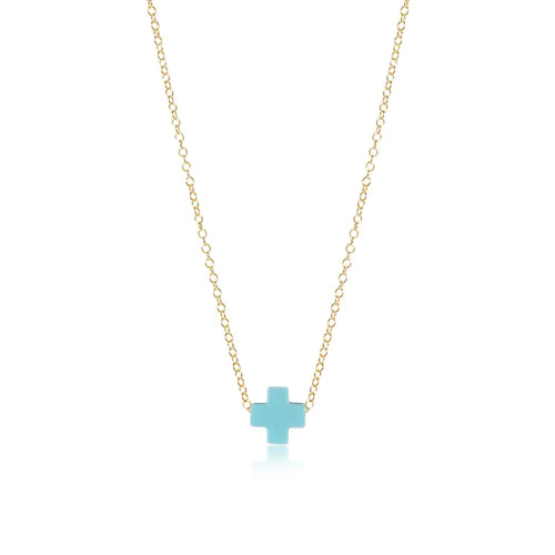 14" egirl Signature Cross Turquoise