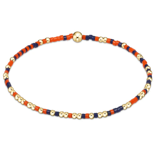 Gameday Hope Unwritten Bracelet - Bright Orange & Navy