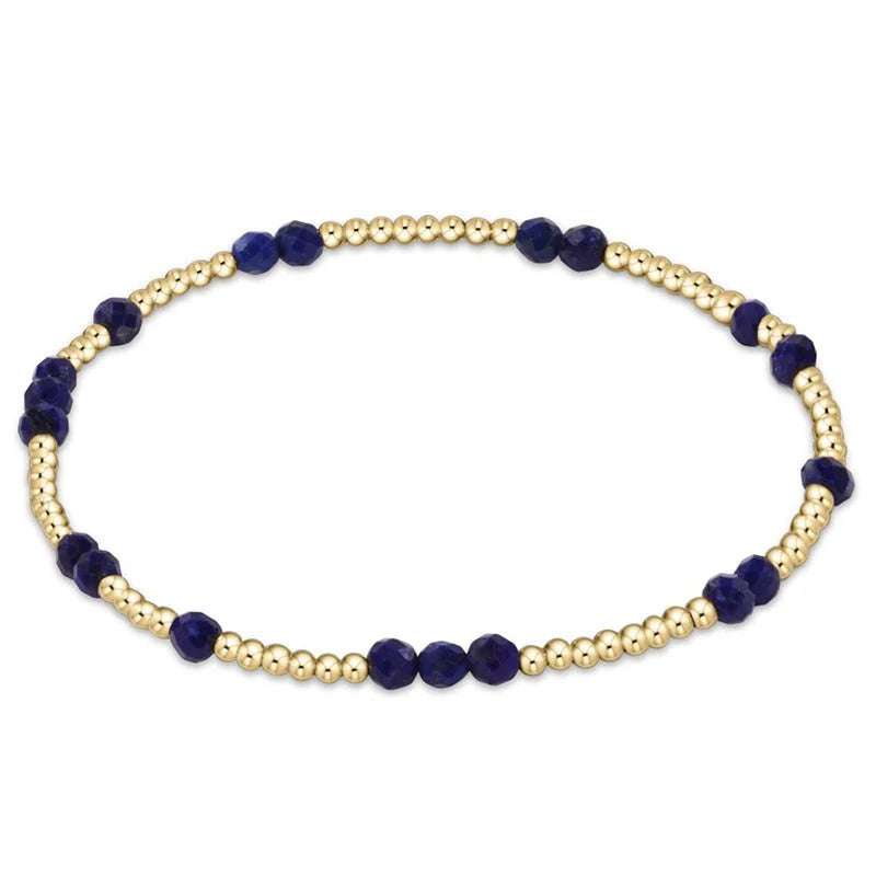 Hope Unwritten Gemstone Bracelet - Lapis