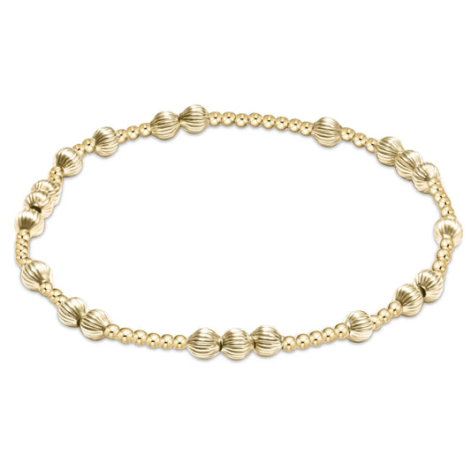 Hope Unwritten Dignity 5mm Bead Bracelet - Gold