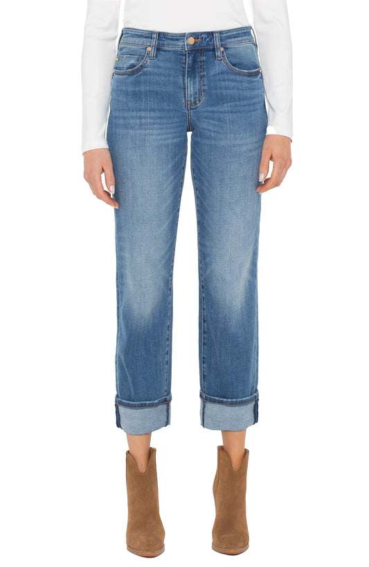Marley Girlfriend Cuffed Jeans