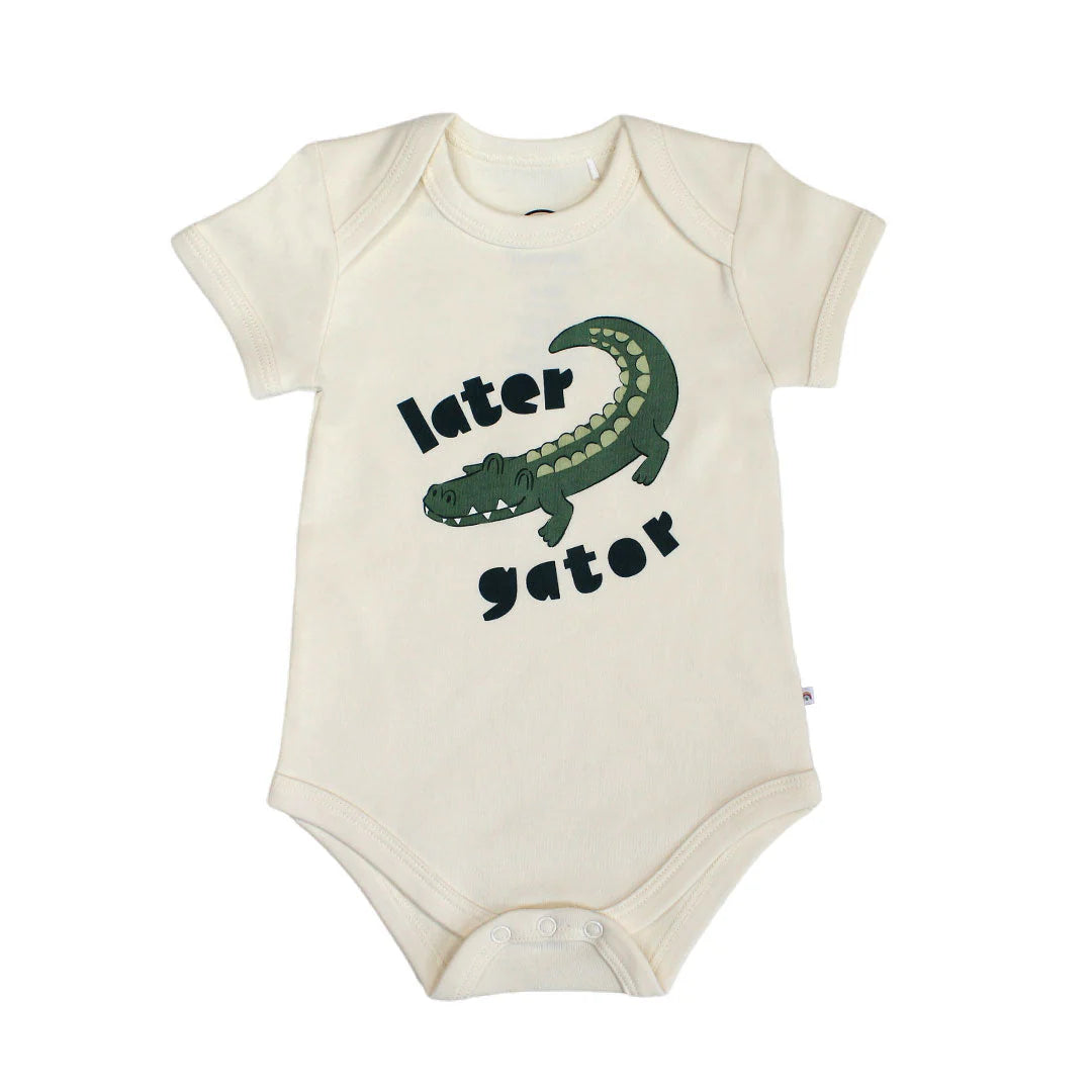 Later Gator Cotton Baby Onesie