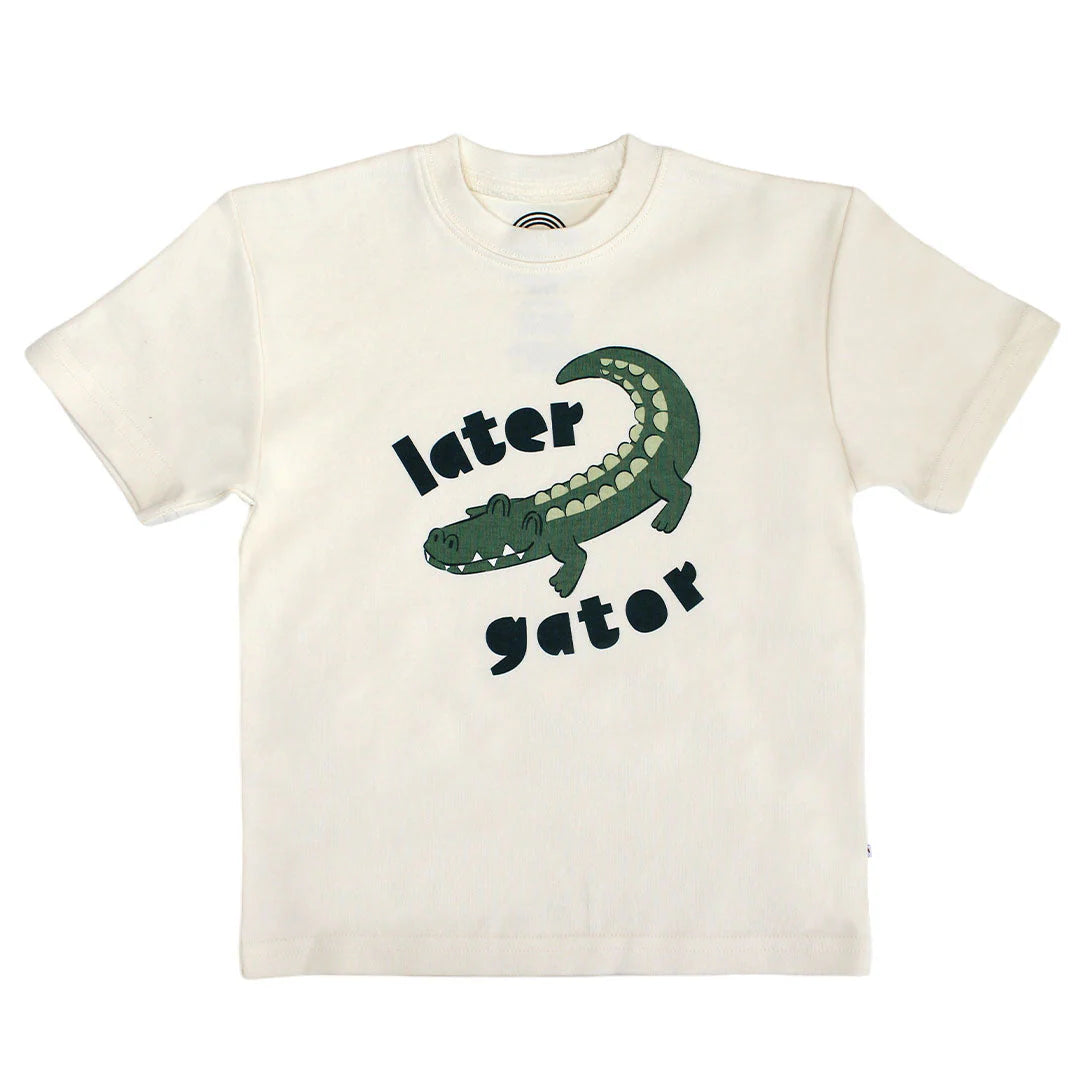 Later Gator Cotton Toddler Short Sleeve Shirt