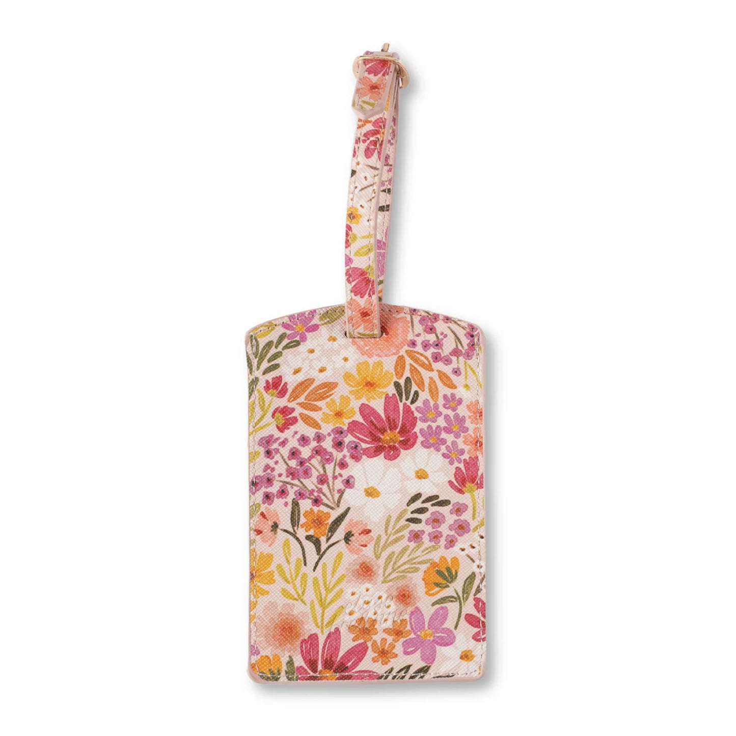 Primrose Petals & Coastal Patchwork Luggage Tag