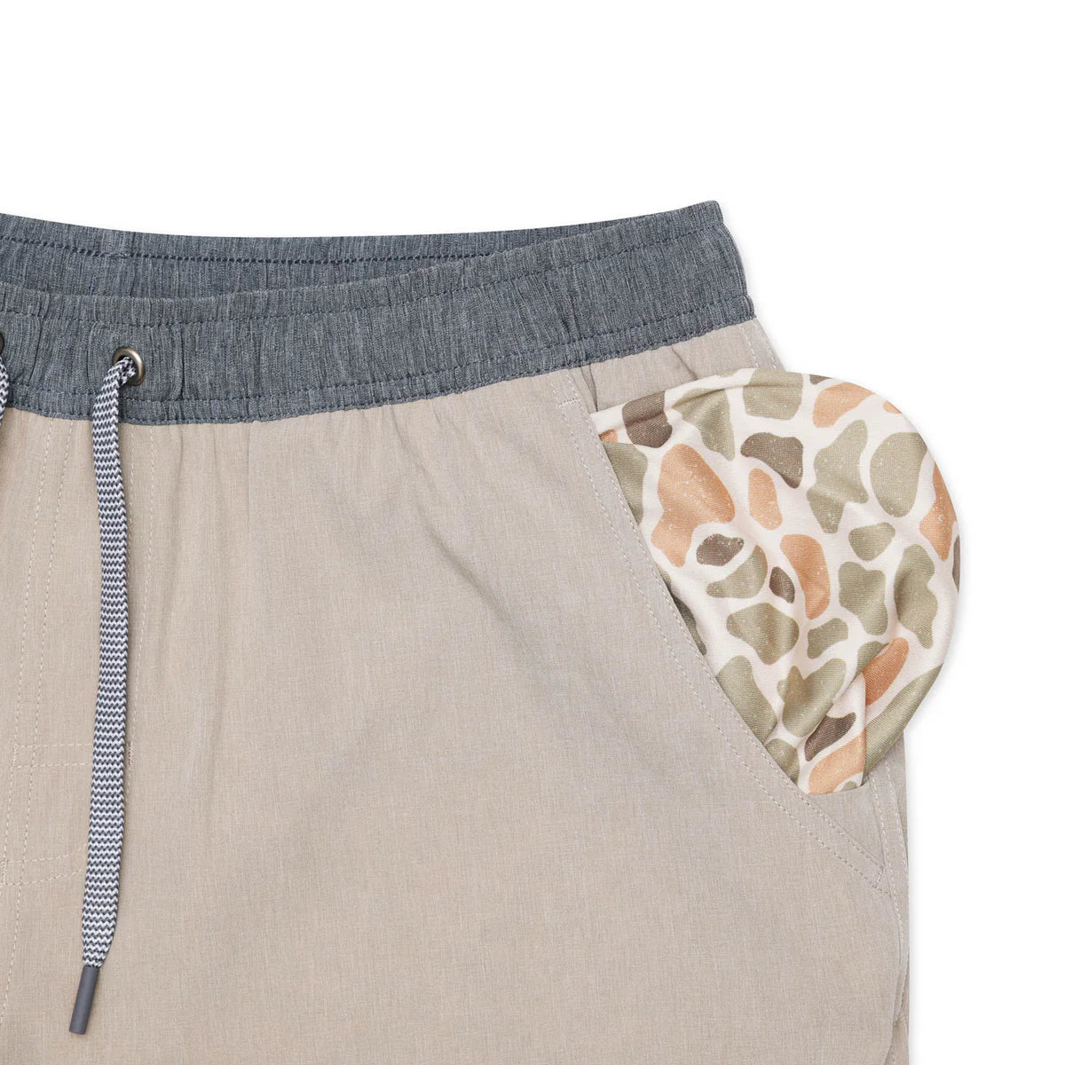 Athletic Short Heather Khaki - Venado Camo Liner