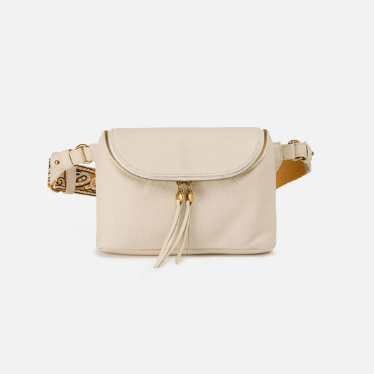 Fern Large Belt Bag In Pebbled Leather