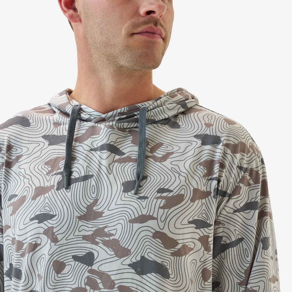 Performance Hoodie - Topo Desert Camo