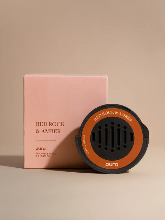 Red Rock & Amber - Car Diffuser Fragrance Refill - Pura