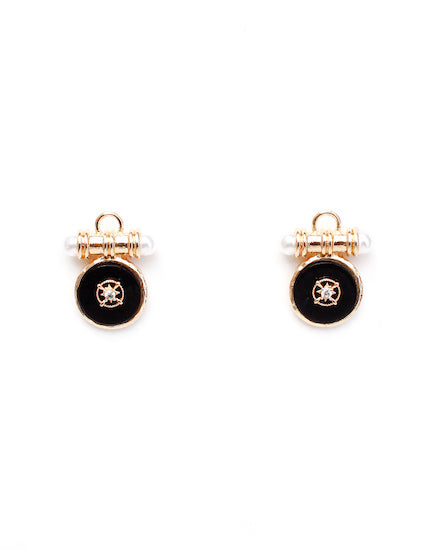 Rove Black Earrings