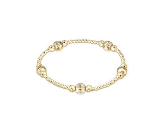 Purpose Dignity 6mm Bead Bracelet- Gold