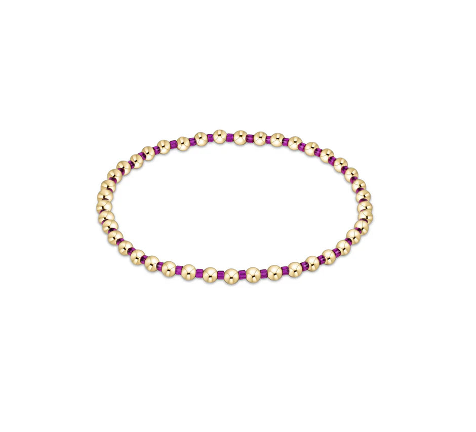 Hope Grateful Bracelet- Fuchsia
