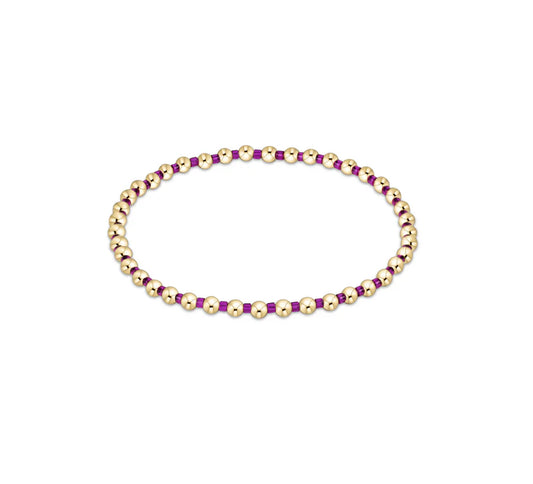 Hope Grateful Bracelet- Fuchsia