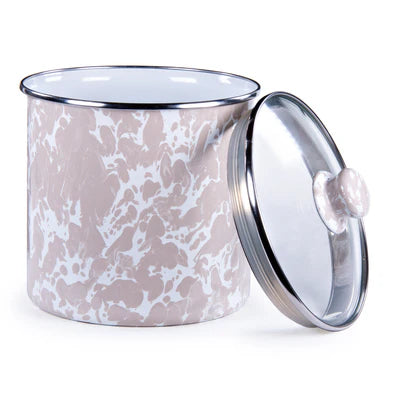 Taupe Swirl Canister