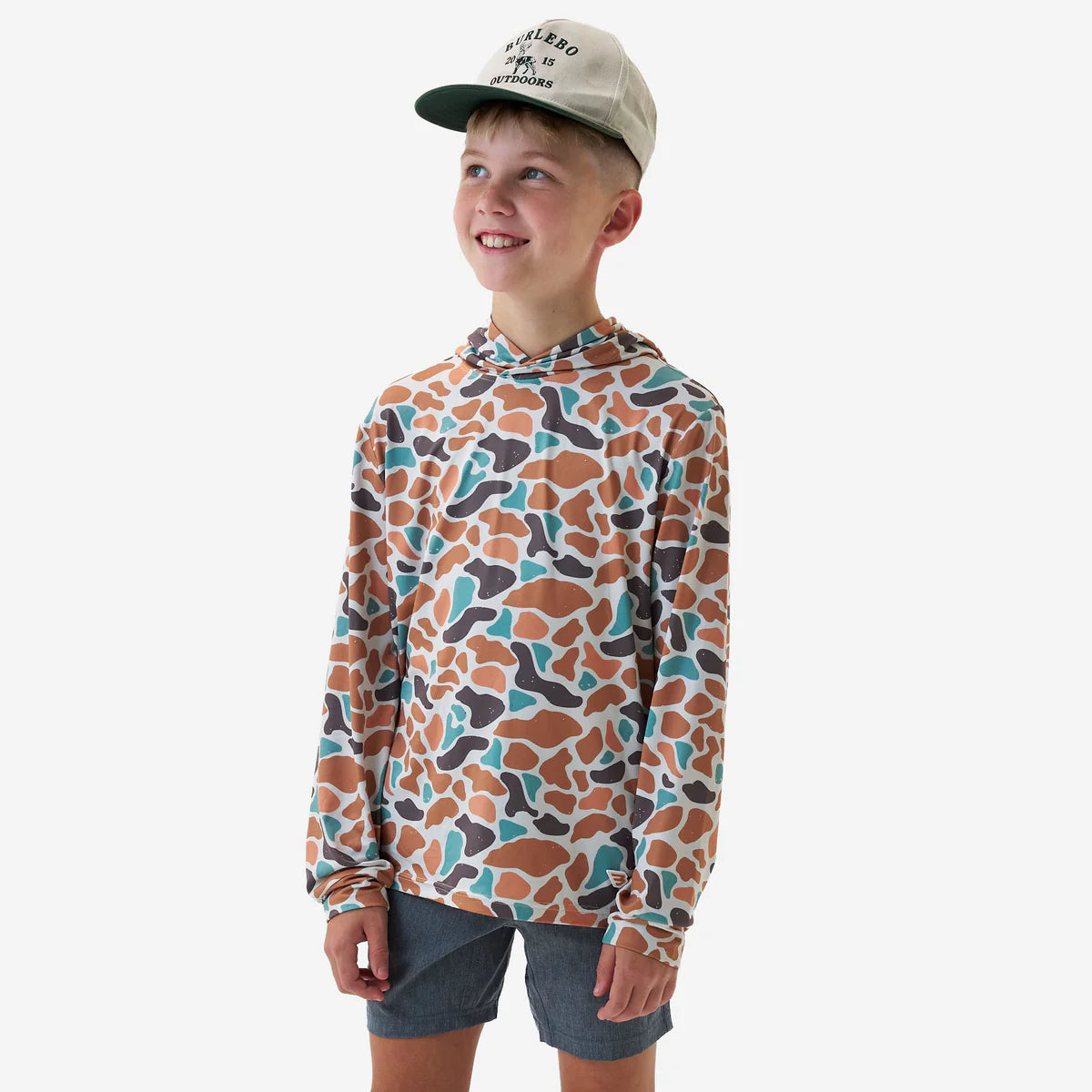 Youth Swim Trunks Bayside Camo