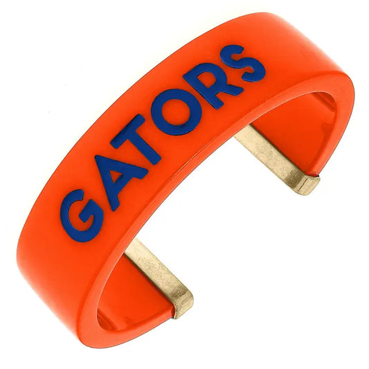 Florida Gators Resin Cuff Bracelet in Orange