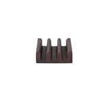 Mango Wood Stand with 3 Sections, Natural
