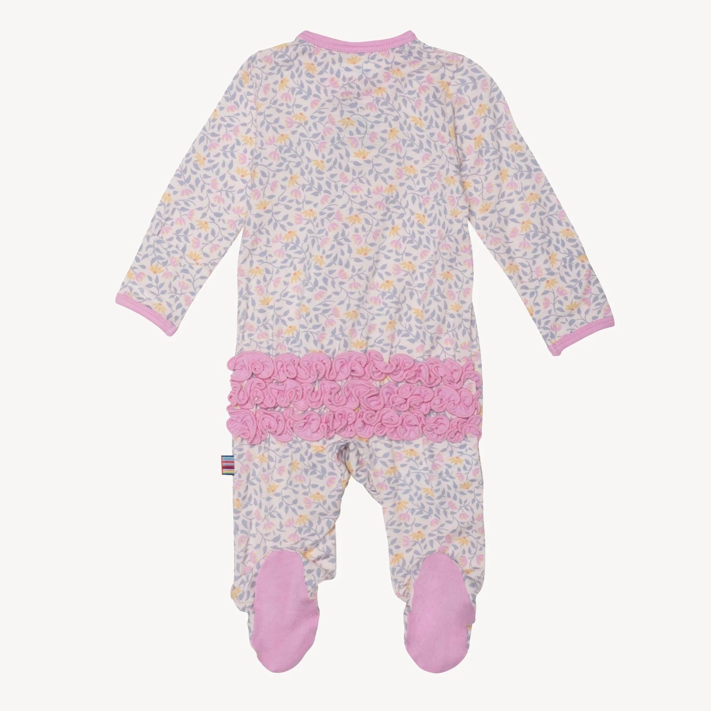 Amelia Modal Magnetic Parent Favorite Footie with Ruffle