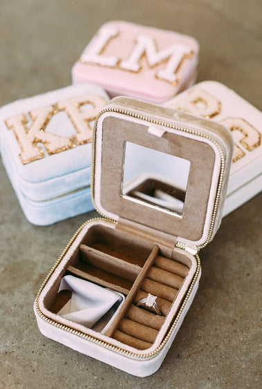 Tan Leather Jewelry Box