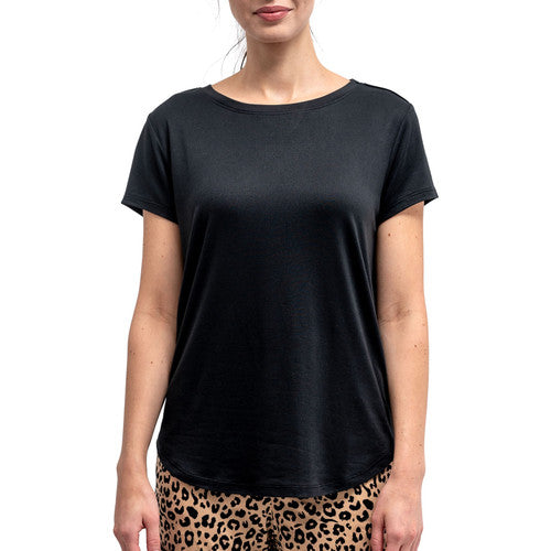 Dream Tee Black Loungewear Top