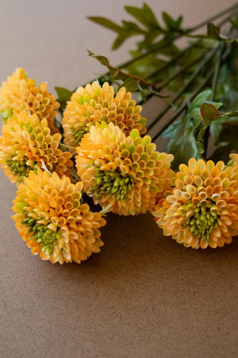 Bundle of Artificial Mini Flowers - Yellow