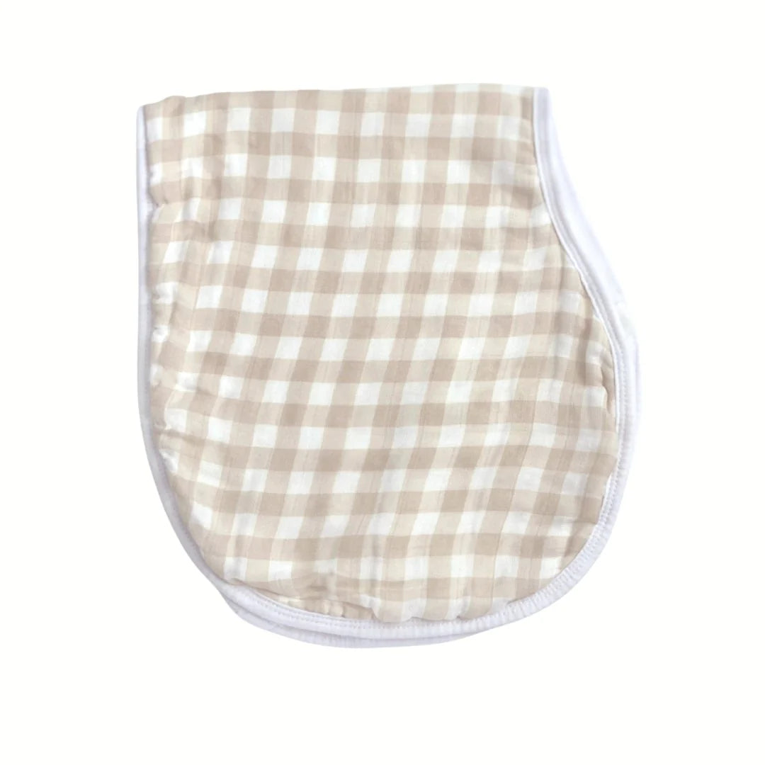 Burp Cloth Bib Gingham