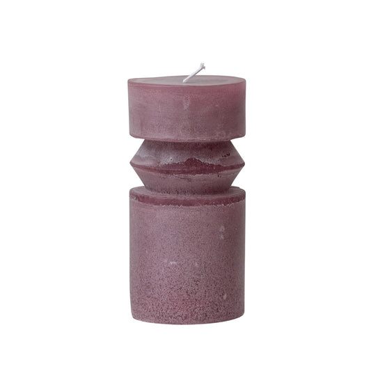 Unscented Totem Pillar Candle