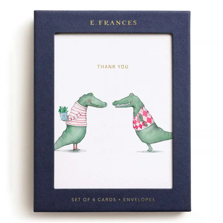 Alligator Boxed Thank You Cards