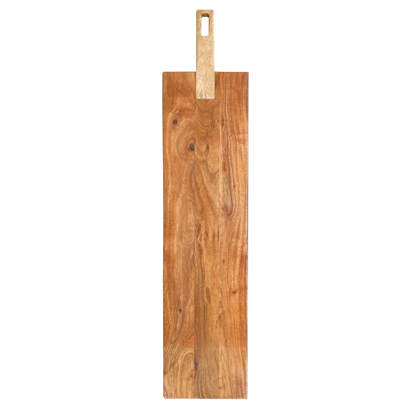 Acacia & Mango Wood Cheese/Cutting Board w/Handle