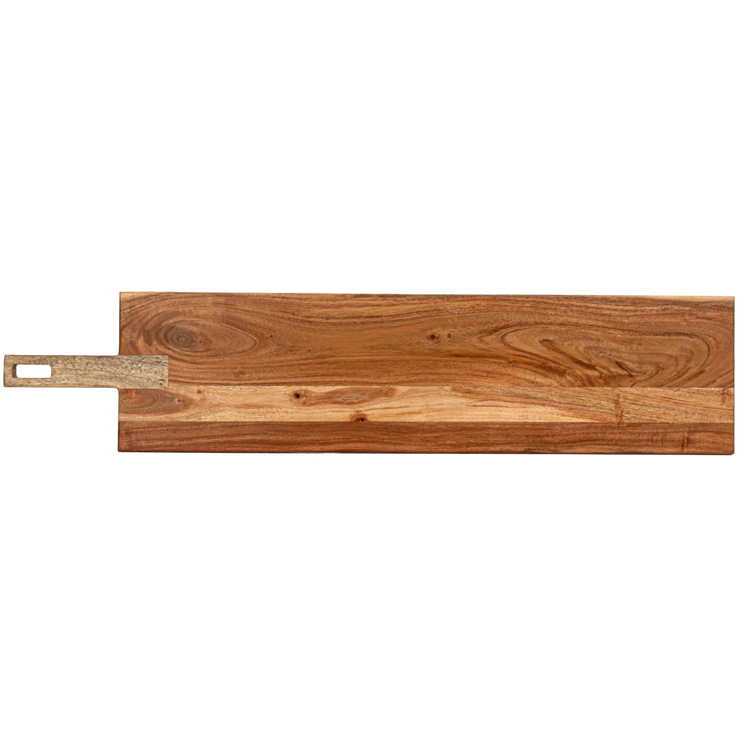 Acacia & Mango Wood Cheese/Cutting Board w/Handle