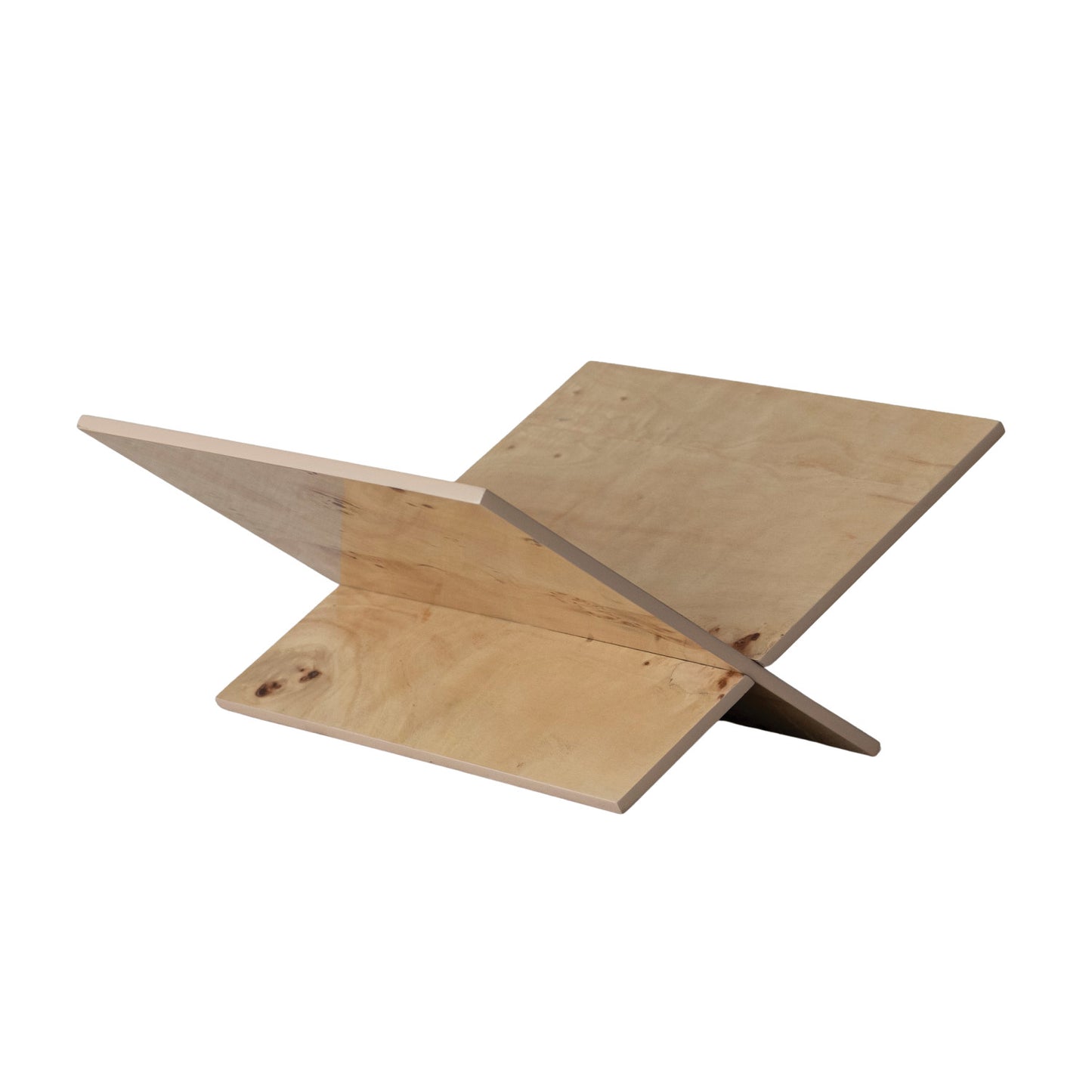 MDF & Burl Wood Veneer Interlocking Book Holder, KD