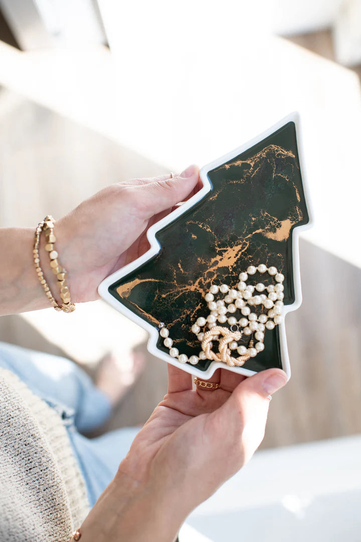 Christmas Tree Ceramic Tray