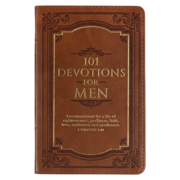 101 Devotions For Men Faux Leather