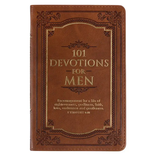 101 Devotions For Men Faux Leather