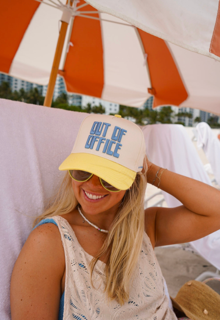 Out of Office - Butter Yellow Trucker Hat