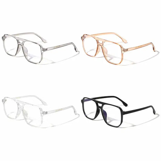 Blue Light Modern Square Aviator