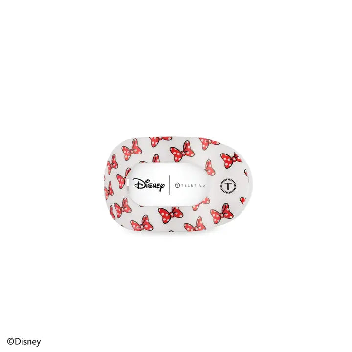 Flat Round Hair Clip Minnie Mouse Loves Her Bows!