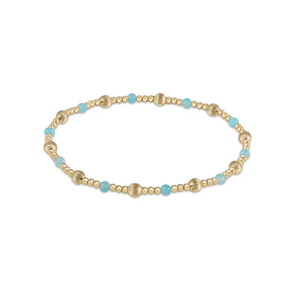 Dignity Sincerity 4mm Bead Bracelet- Amazonite