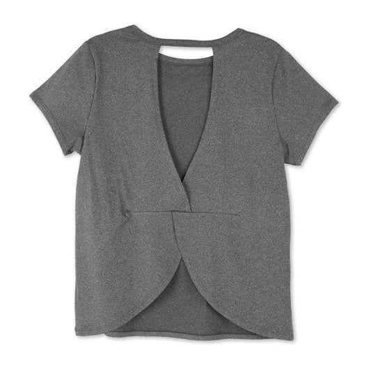 Gray Crossover T-Shirt