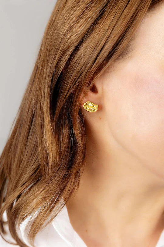 Florida Gators Gold Stud Earrings